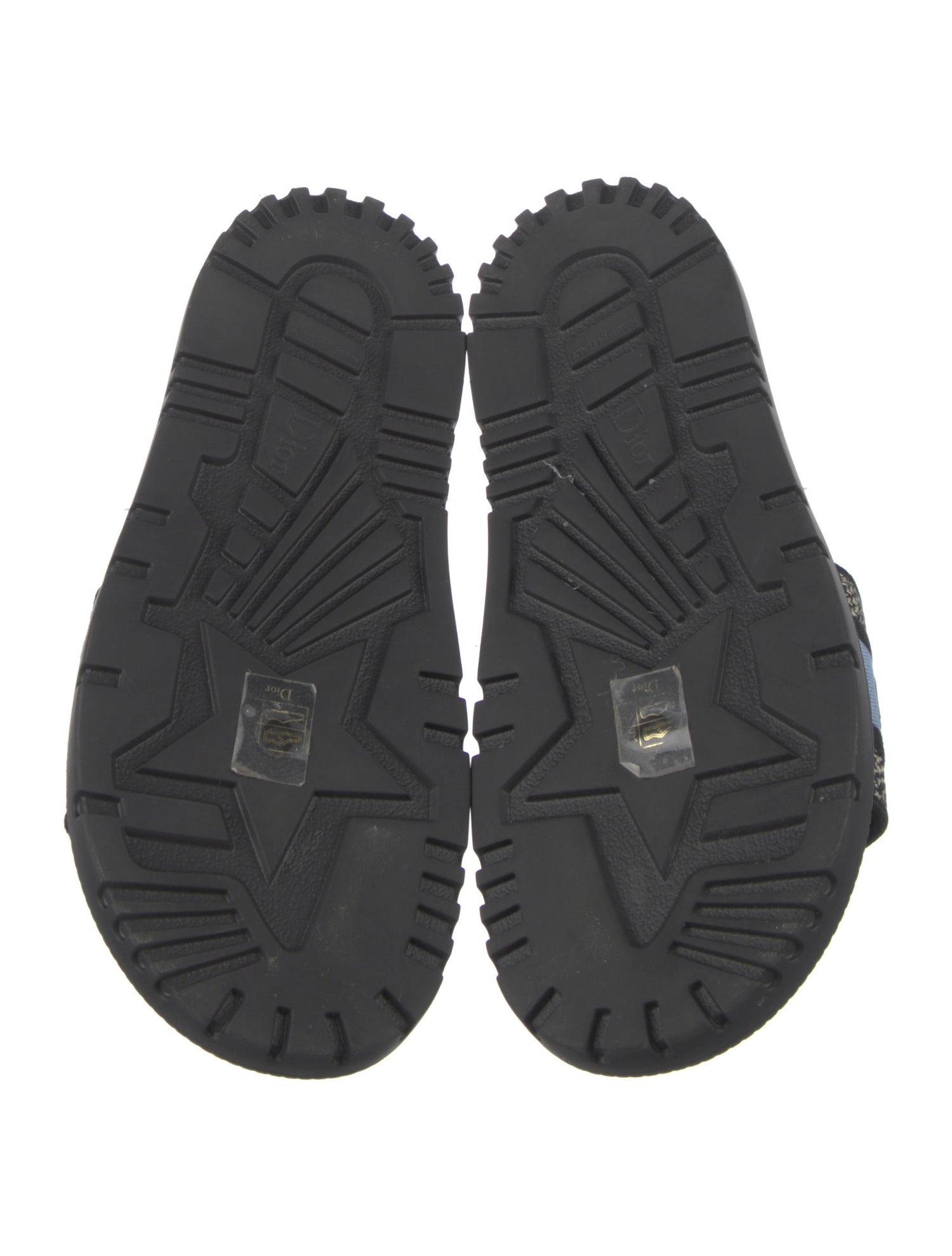 Christian Dior Canvas Striped Slides